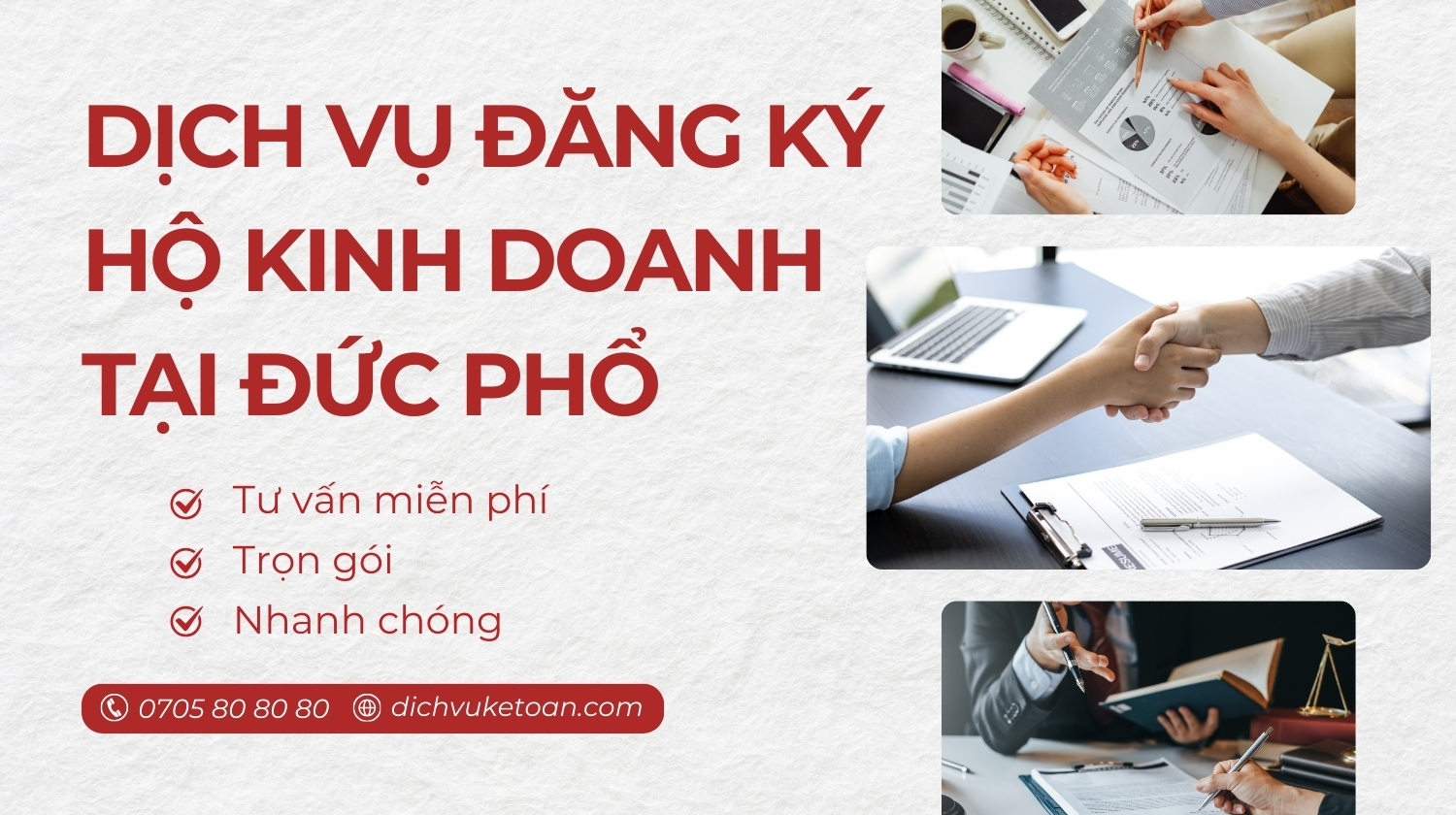 Đăng ký hộ kinh doanh cá thể Đức Phổ