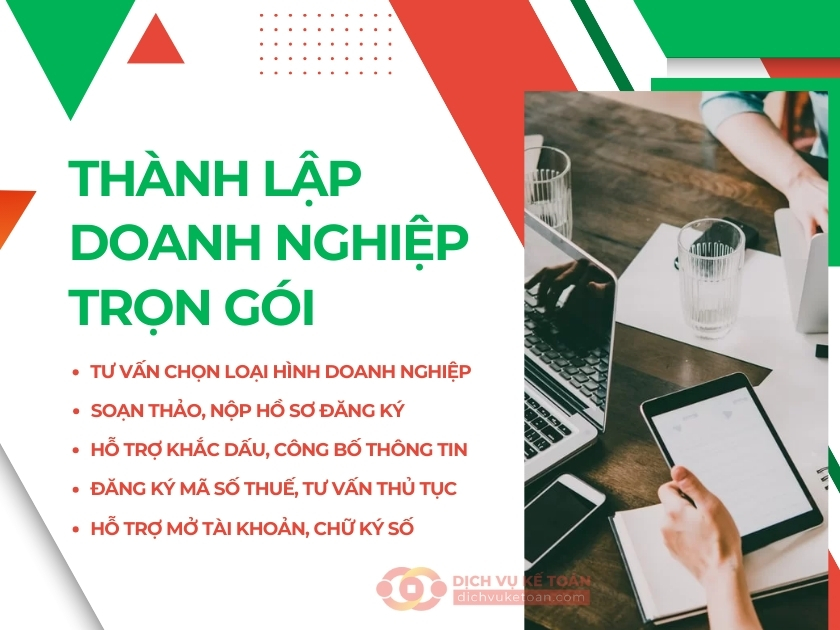 dịch vụ thành lập doanh nghiệp Dịch vụ thành lập doanh nghiệp trọn gói